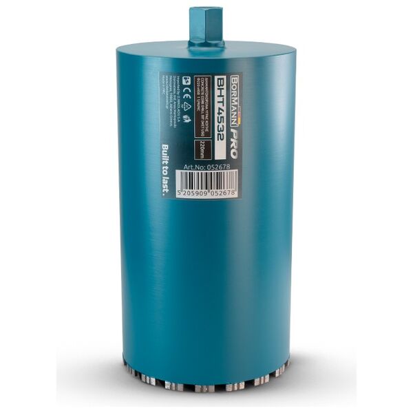Bormann pro Bht4532 Διαμαντοκορωνα Υγρας Κοπης Φ220 X450  1 1/4unc 052678 έως 12 Άτοκες Δόσεις