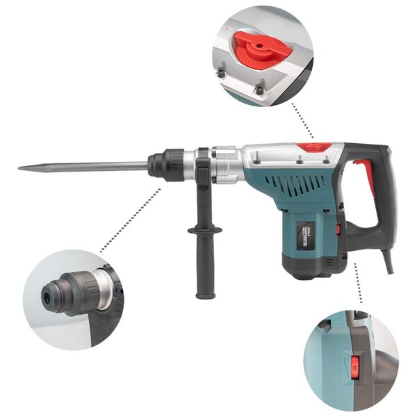 Bormann pro Bph7610 Σκαπτικο Περιστροφικο Πιστολετο sds max 1350w, 13joule, 40mm, 7.1kg 063469 έως 12 Άτοκες Δόσεις