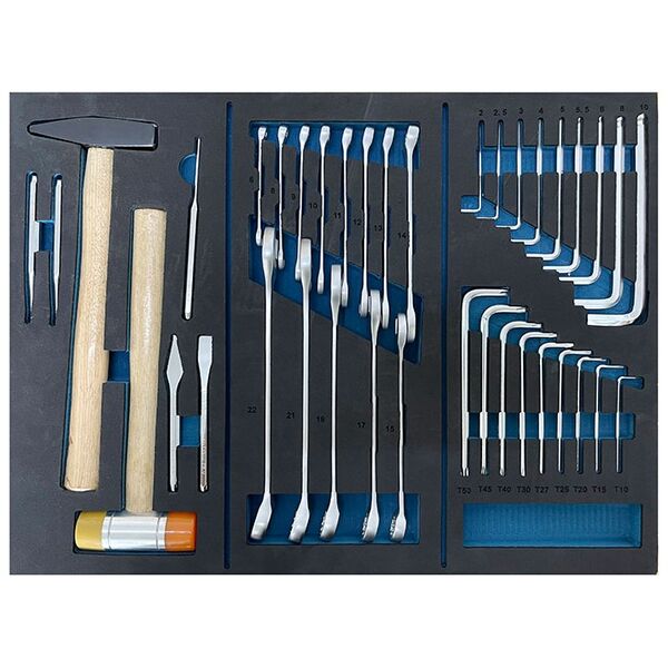 Bormann pro Bwr7600set Εργαλειοφορεας 6 Συρταρια Πλαινο Ντουλαπι και 120 Εργαλεια cr-v 035794 έως 12 Άτοκες Δόσεις