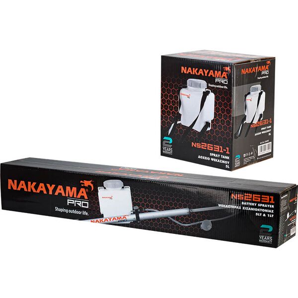 Nakayama pro Ns2631 Ψεκαστηρας Ζιζανιοκτονιας Επαναφορτιζομενος 6v 035992 έως 12 Άτοκες Δόσεις