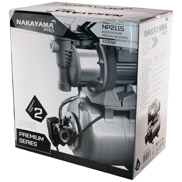 Nakayama pro Np2115 Πιεστικο με Δοχειο 034681 έως 12 Άτοκες Δόσεις