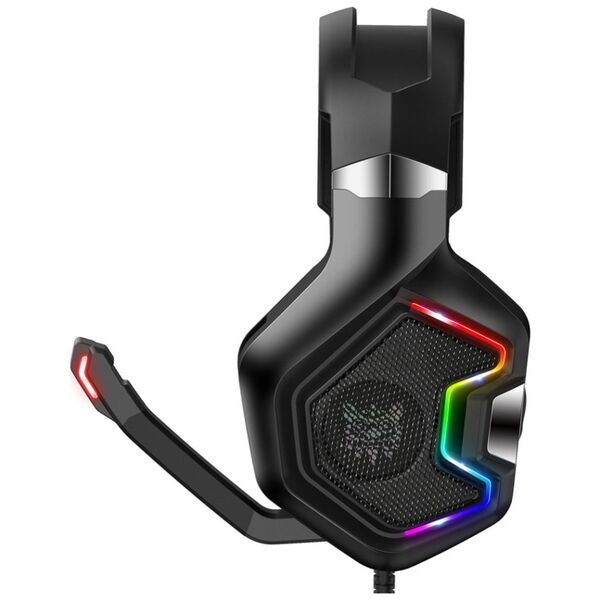 Ακουστικά Onikuma K10, Για PC, Μικρόφωνο, 3.5mm, USB, Μαύρο - 20745 έως 12 άτοκες Δόσεις
