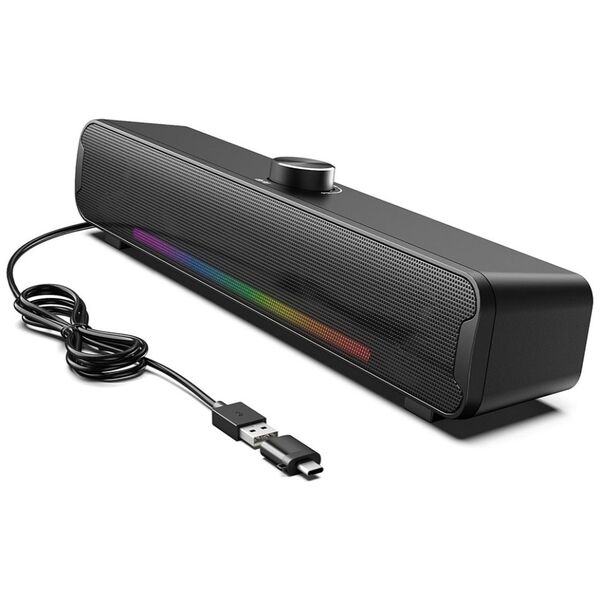 Ηχεία Onikuma L16, 2x5W, USB, RGB, Μαυρο - 22218 έως 12 άτοκες Δόσεις