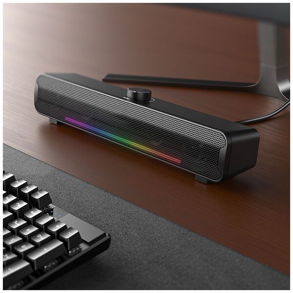Ηχεία Onikuma L16, 2x5W, USB, RGB, Μαυρο - 22218 έως 12 άτοκες Δόσεις