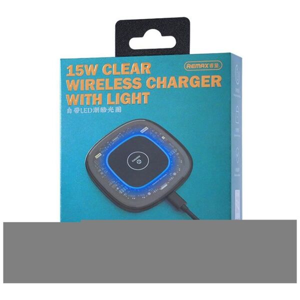 Ασύρματο φορτιστή Remax Walking RP-W76, Qi, 15W, Μαυρο - 40328 έως 12 άτοκες Δόσεις