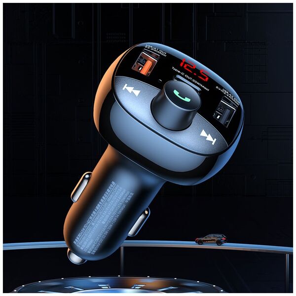 Μεταδότης Remax Lodi RCC331, Bluetooth, 54.5W, Μαυρο - 40339 έως 12 άτοκες Δόσεις