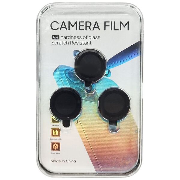 Camera lens Tempered Glass DeTech, για iPhone 15 Pro Max, Μαυρο - 52730 έως 12 άτοκες Δόσεις