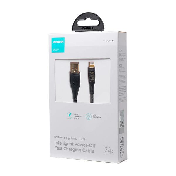 Joyroom Cable to USB-A / Lightning / 2.4A / 1.2m Joyroom S-UL012A3 (black) 045006 6941237198907 S-UL012A3 1.2m Black έως και 12 άτοκες δόσεις