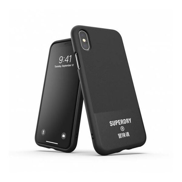 SUPERDRY MULDED CASE CANVAS IPHONE X / XS BLACK 8718846079754