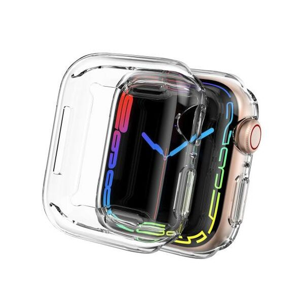 Θήκη TPU Ahastyle WA05 Premium Apple Watch 7 41mm Διάφανο (2 τεμ.) X002J05NYQ X002J05NYQ έως και 12 άτοκες δόσεις