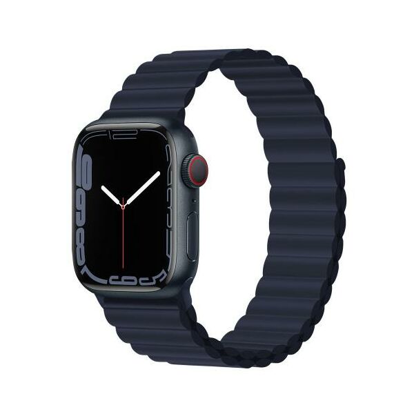 Λουράκι Devia Sport3 Silicone Magnet Apple Watch (38/ 40/ 41mm) Deluxe Σκούρο Μπλε 6938595364815 6938595364815 έως και 12 άτοκες δόσεις