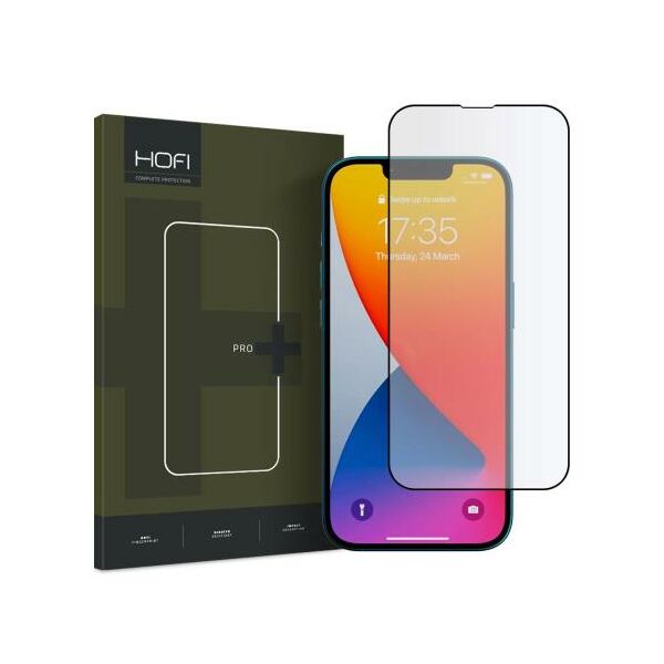Tempered Glass Full Face Hofi Pro+ Apple iPhone 13/ 13 Pro/ 14 Μαύρο (1 τεμ.) 9589046924859 9589046924859 έως και 12 άτοκες δόσεις