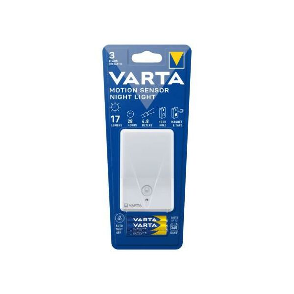 Φωτάκι Νυκτός LED Varta με Αισθητήρα Κίνησης και 3τεμ Μπαταρια AAA 4008496020867 4008496020867 έως και 12 άτοκες δόσεις