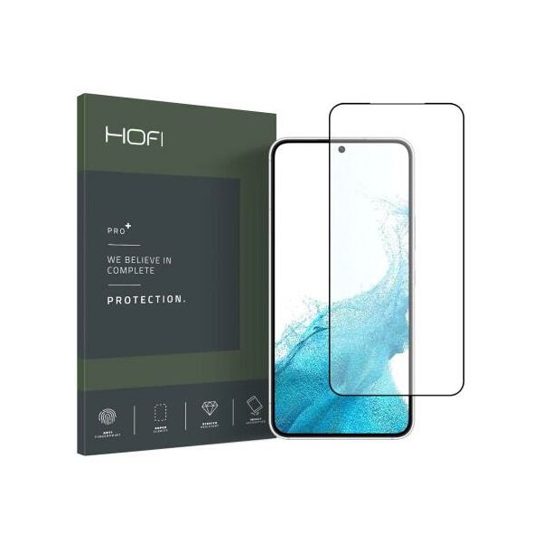 Tempered Glass Full Face Hofi Premium Pro+ Samsung S901B Galaxy S22 5G Μαύρο (1 τεμ.) 9589046919800 9589046919800 έως και 12 άτοκες δόσεις