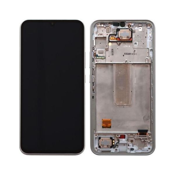 Οθόνη με Touch Screen & Μπροστινή Πρόσοψη Samsung A346B Galaxy A34 5G Ασημί (Original) 1110301140651 1110301140651 έως και 12 άτοκες δόσεις