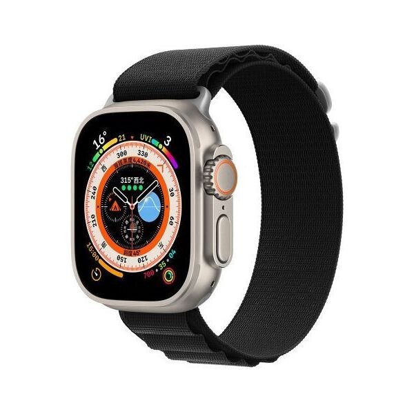 Λουράκι Devia Sport5 Nylon Woven Apple Watch (42/ 44/ 45/ 49mm) Deluxe Μαύρο 6938595381836 6938595381836 έως και 12 άτοκες δόσεις