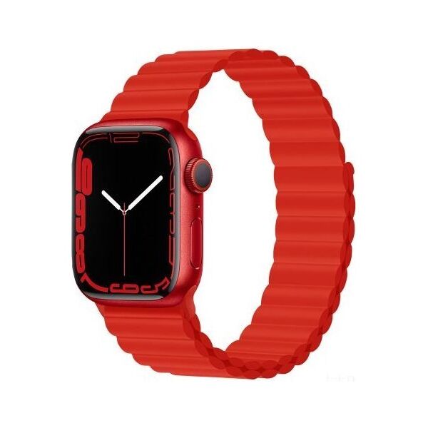 Λουράκι Devia Sport3 Silicone Magnet Apple Watch (38/ 40/ 41mm) Deluxe Κόκκινο 6938595364778 6938595364778 έως και 12 άτοκες δόσεις