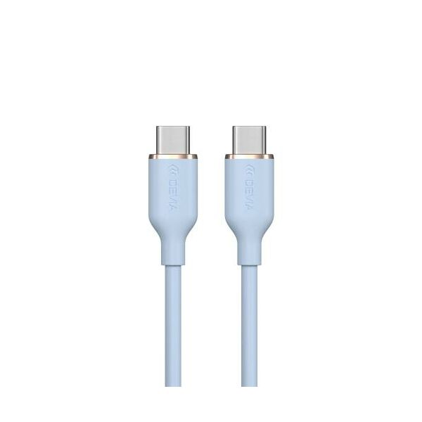 Καλώδιο Σύνδεσης USB 2.0 Devia EC632 USB C σε USB C PD 60W 1.2m Jelly Μπλε 6938595386671 6938595386671 έως και 12 άτοκες δόσεις