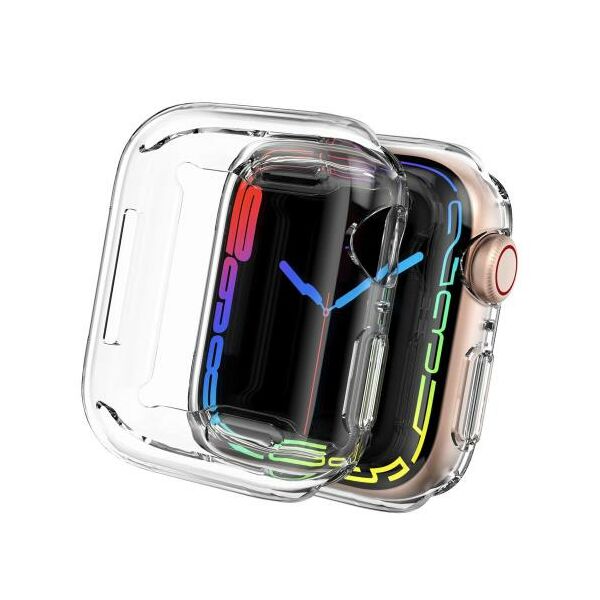 Θήκη TPU Ahastyle WA05 Premium Apple Watch 7 45mm Διάφανο (2 τεμ.) X002J05N8A X002J05N8A έως και 12 άτοκες δόσεις