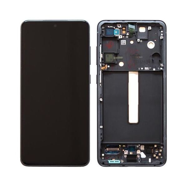 Οθόνη με Touch Screen & Μπροστινή Πρόσοψη Samsung G990B Galaxy S21 FE 5G Γκρι (Original) 1110301140595 1110301140595 έως και 12 άτοκες δόσεις