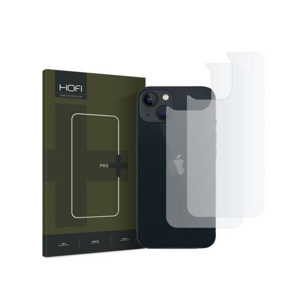 Hybrid Nano Glass Back Protector Hofi HydroFlex Pro+ Apple iPhone 14 Διάφανο (2 τεμ.) 9589046924705 9589046924705 έως και 12 άτοκες δόσεις