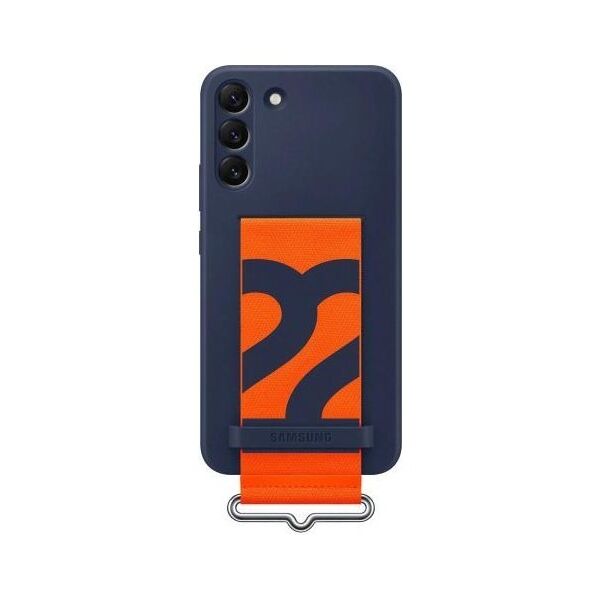 Θήκη Σιλικόνης με Strap Samsung EF-GS906TNEG S906B Galaxy S22 Plus 5G Σκούρο Μπλε 8806094025071 8806094025071 έως και 12 άτοκες δόσεις