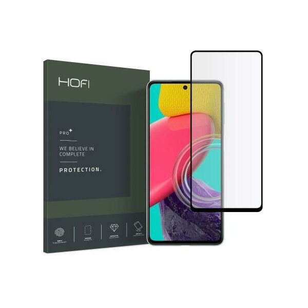 Tempered Glass Full Face Hofi Premium Pro+ Samsung M536B Galaxy M53 5G Μαύρο (1 τεμ.) 9589046922060 9589046922060 έως και 12 άτοκες δόσεις