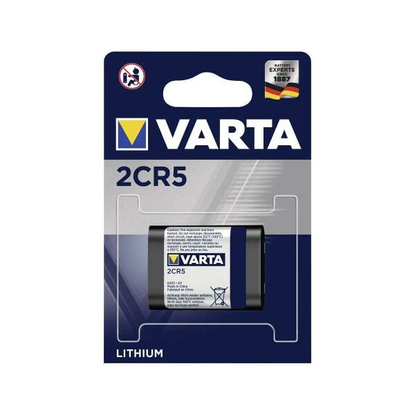 Lithium Battery Varta 2CR5 (1 τεμ) 4008496537204 4008496537204 έως και 12 άτοκες δόσεις