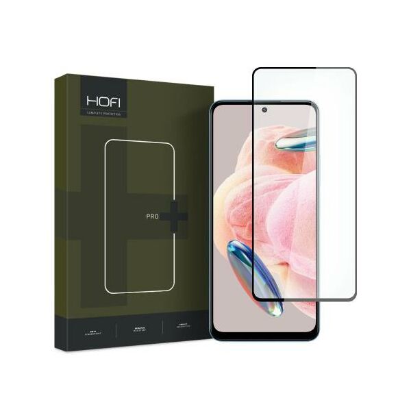 Tempered Glass Full Face Hofi Premium Pro+ Xiaomi Redmi Note 12 4G Μαύρο (1 τεμ.) 9490713934197 9490713934197 έως και 12 άτοκες δόσεις
