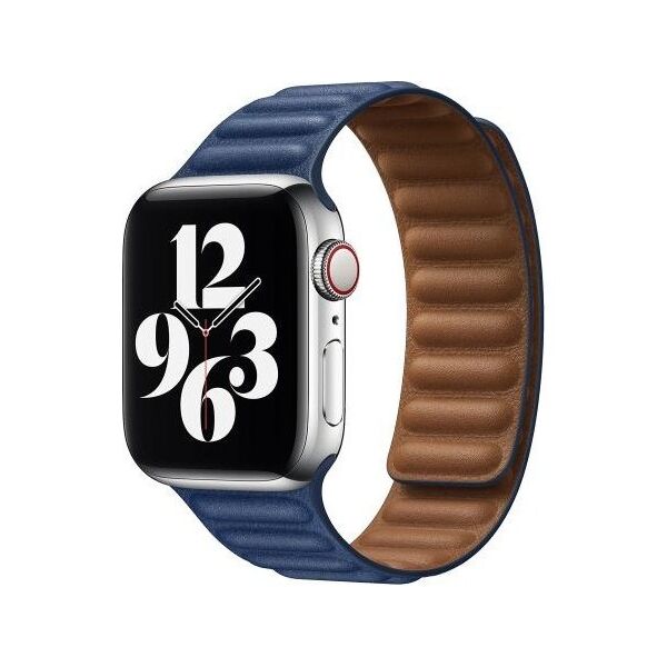 Λουράκι Devia Elegant Leather Apple Watch (38/ 40/ 41mm) Two-Tone Σκούρο Μπλε 6938595364976 6938595364976 έως και 12 άτοκες δόσεις