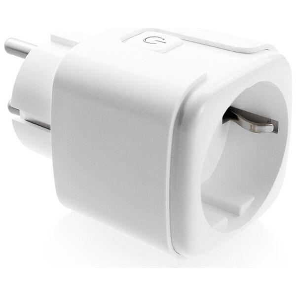 Smart socket No brand PST-ZEU-003, Monitoring, 220V, 16A, Wi-Fi, Tuya Smart, White - 91017 έως 12 άτοκες Δόσεις
