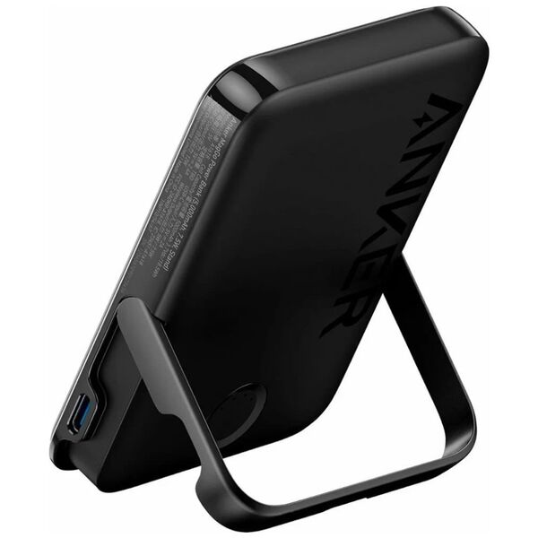 Anker Baterie Externa Wireless, 5000mAh, 7.5W - Anker 322 (A1618G11) - Black 0194644145446 έως 12 άτοκες Δόσεις