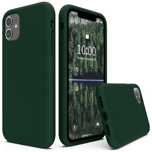 Techsuit Husa pentru Honor X8b - Techsuit Soft Edge Silicone - Dark Green 5949419087378 έως 12 άτοκες Δόσεις