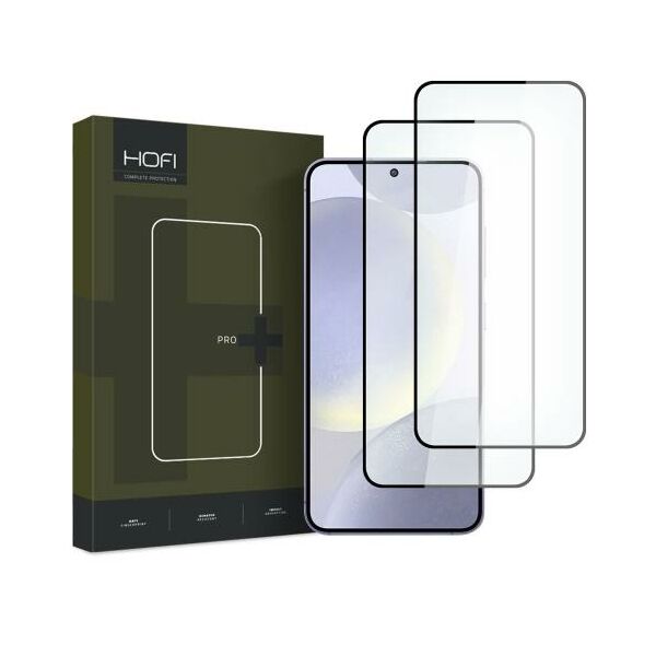 Tempered Glass Full Face Hofi Premium Pro+ Samsung Galaxy S24 Plus 5G Μαύρο (2 τεμ.) 5906203690367 5906203690367 έως και 12 άτοκες δόσεις