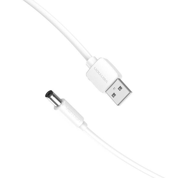 Vention Power Cable USB 2.0 to DC 5.5mm Barrel Jack 5V Vention CEYWD 0,5m (white) 056214 6922794757691 CEYWD έως και 12 άτοκες δόσεις
