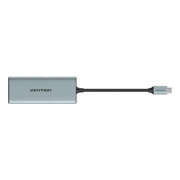 Vention USB-C to HDMI, 3x USB 3.0, SD, TF, PD Hub Vention TOPHB 0.15m Gray 056689 6922794773769 TOPHB έως και 12 άτοκες δόσεις
