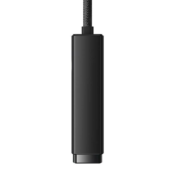 Baseus Network adapter Baseus Lite Series USB-C to RJ45 (black) 033804  WKQX000301 έως και 12 άτοκες δόσεις 6932172606114