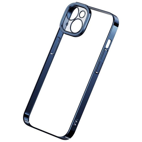 Baseus Baseus Glitter Transparent Case and Tempered Glass set for iPhone 14 (blue) 038945  ARMC021203 έως και 12 άτοκες δόσεις 6932172615482