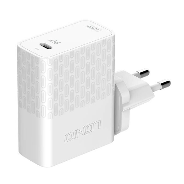 LDNIO Wall charger LDNIO A1405C USB-C 40W + USB-C - Lightning cable 042561  A1405C Type C to lig έως και 12 άτοκες δόσεις 5905316141605