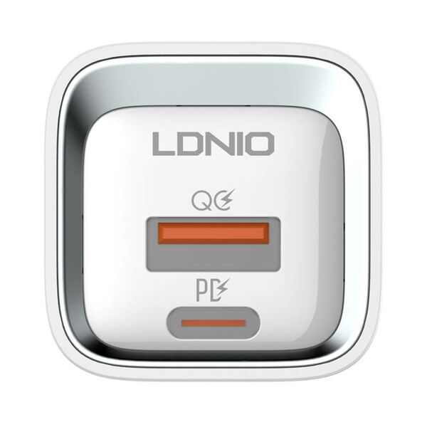 LDNIO Wall charger  LDNIO A2318C USB, USB-C 20W + Lightning Cable 042452  A2318C Lightning έως και 12 άτοκες δόσεις 5905316141872