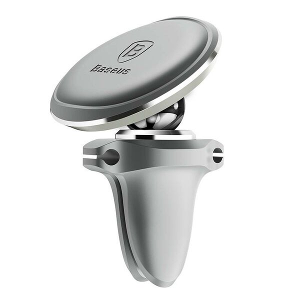 Baseus Magnetic Air Vent Car Mount Holder Baseus with cable clip (silver) 050512  SUGX020012 έως και 12 άτοκες δόσεις 6932172627034