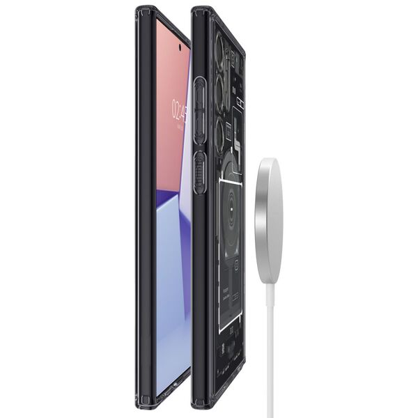 Spigen Husa pentru Samsung Galaxy S24 Ultra - Spigen Ultra Hybrid OneTap MagSafe Zero One - Matte Black 8809971221832 έως 12 άτοκες Δόσεις