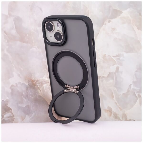 Mag Ring Rotating case for iPhone 15 Pro 6,1&quot; black