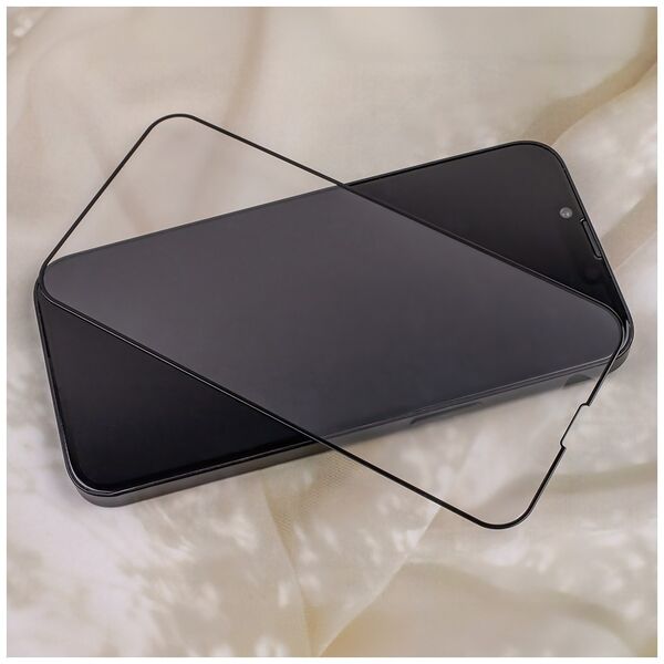 Tempered glass 6D matte for Realme C53 4G black frame