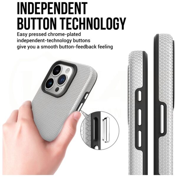 Vmax Triangle Case for Samsung Galaxy A35 5G silver