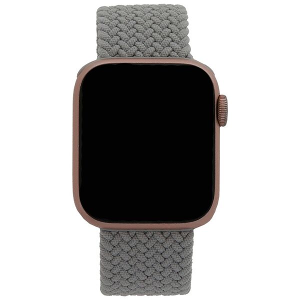 Elastic band L for Apple Watch 42/44/45 mm length 165 mm light gray
