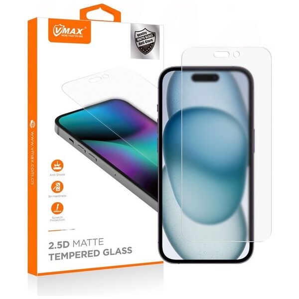 Vmax tempered glass 0.33mm clear glass for iPhone 14 Pro Max 6,7&quot; matte