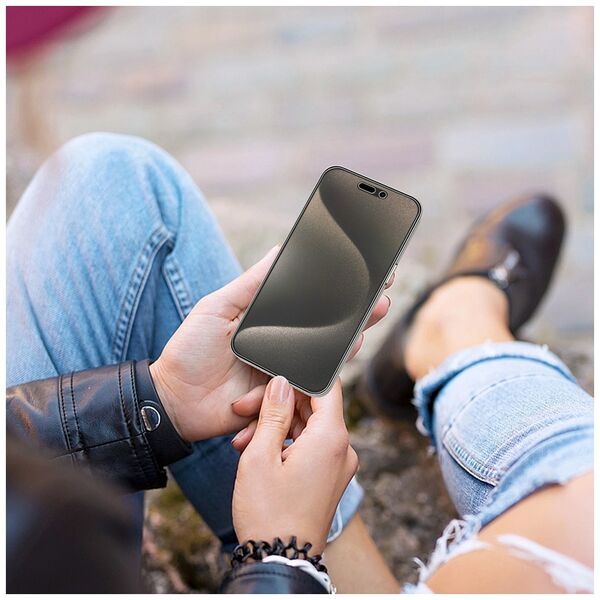 Vmax tempered glass 0.33mm clear glass for iPhone 15 Pro 6,1&quot; matte
