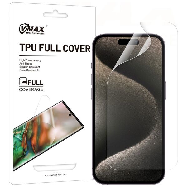 Vmax protective film invisble TPU film - full coverage for iPhone 13 / 13 Pro 6,1&quot;
