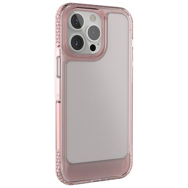 Ugly Rubber UMODEL case for iPhone 15 Pro 6,1&quot; clear pink